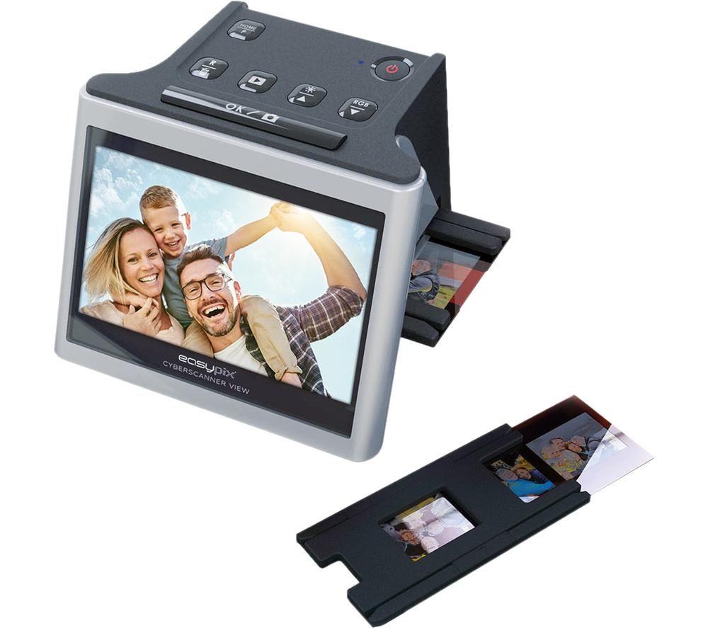 Click to view product details and reviews for Easypix Cyberscanner View Film Scanner Silver Grey.