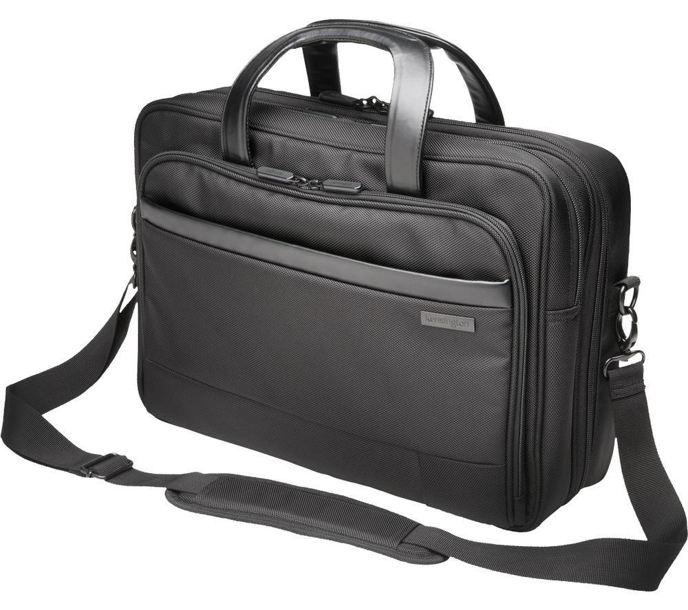Kensington K60386EU Laptop Briefcase, Contour 2.0 15.6 Inch Business Laptop Briefcase, Medium Shoulder Bag for Laptops & Tablets, Water Resistant Secure Bags for Men & Women, Hand Luggage, Travel Bag