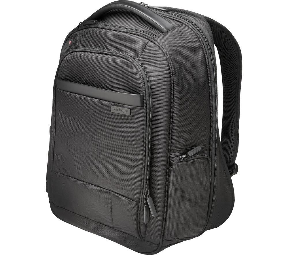 Kensington Contour 2.0 Business 15.6" Laptop Backpack - Black, Black