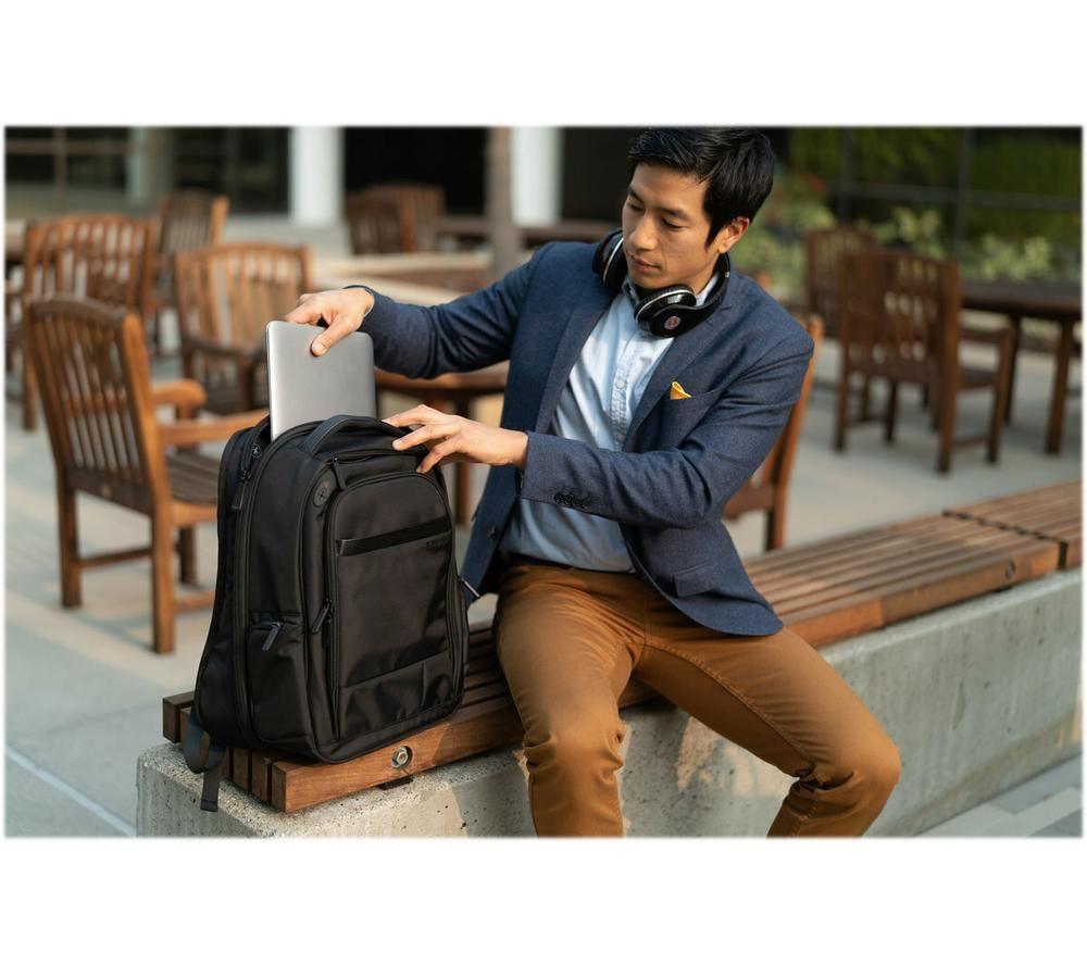 KENSINGTON Contour 2.0 Business 15.6" Laptop Backpack - Black image number 14 of 14