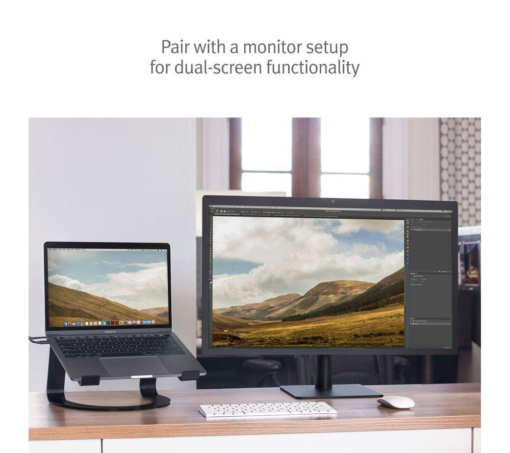 TWELVE SOUTH Curve Laptop Stand - Matt Black image number 8 of 8