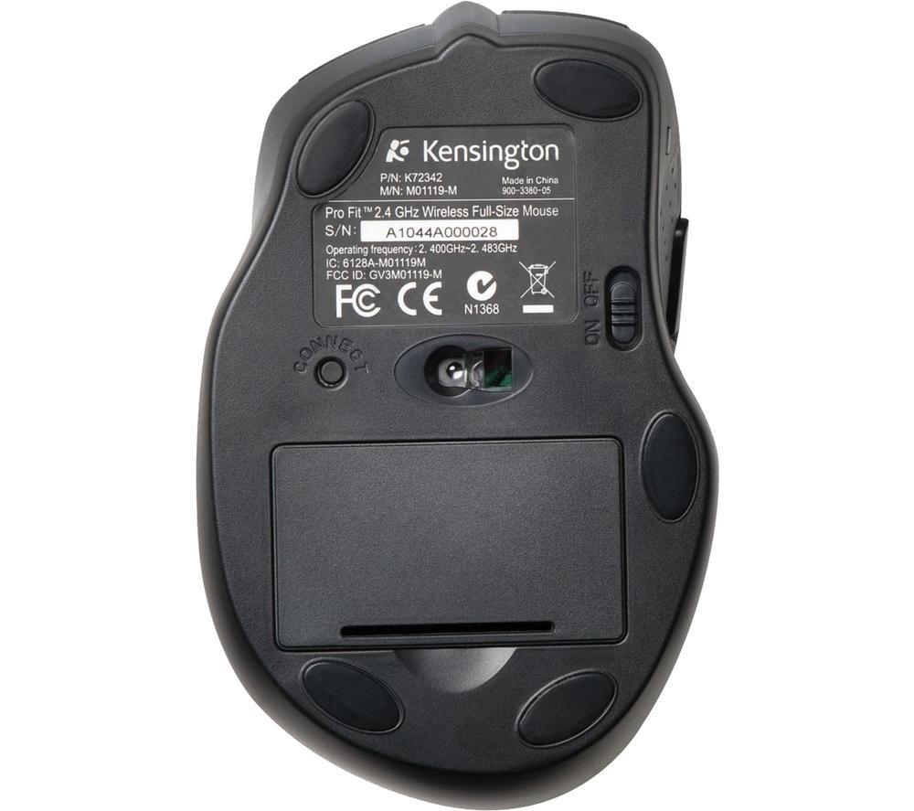 KENSINGTON Pro Fit Full-Size Wireless Optical Mouse image number 3 of 4