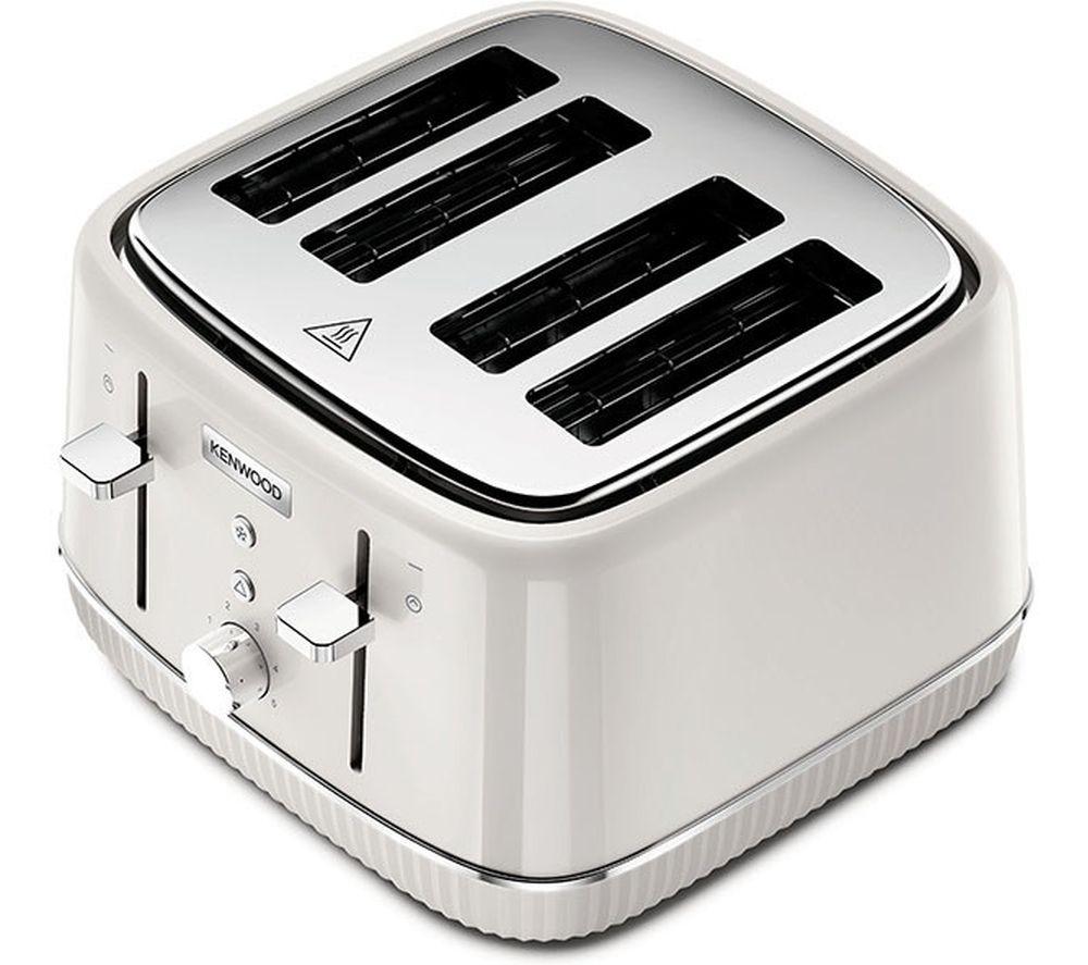 KENWOOD Elegancy TFP10.A0CR 4-Slice Toaster - Cream image number 1