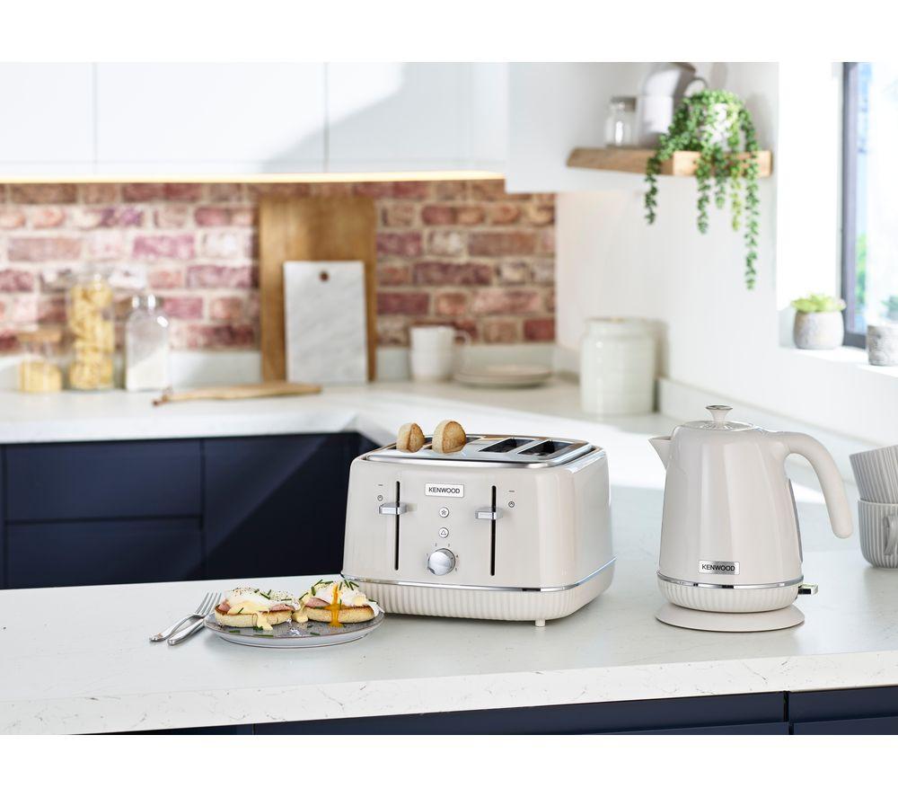 KENWOOD Elegancy TFP10.A0CR 4-Slice Toaster - Cream image number 3