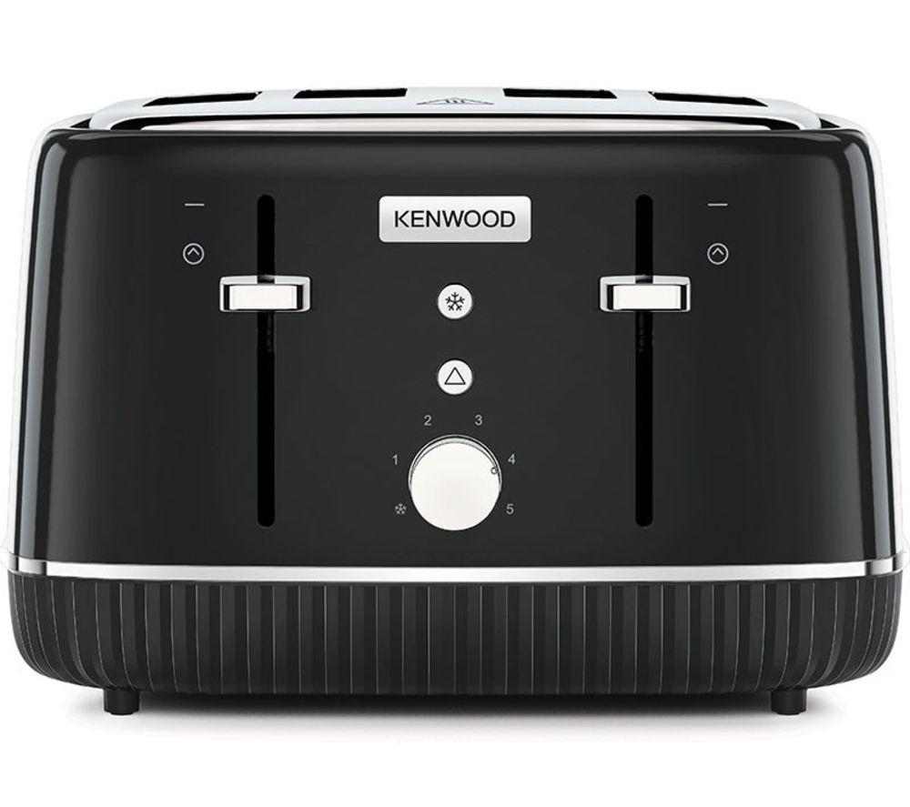 KENWOOD Elegancy TFP10.A0BK 4-Slice Toaster - Black