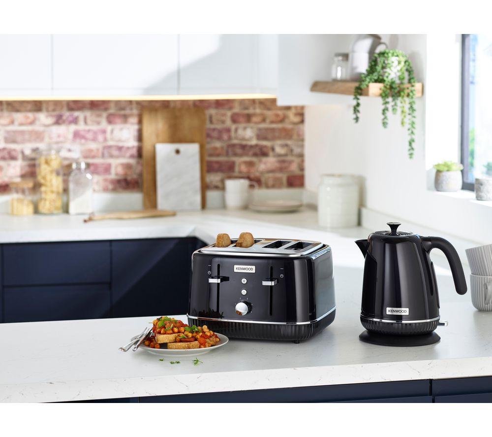 KENWOOD Elegancy TFP10.A0BK 4-Slice Toaster - Black image number 4 of 6