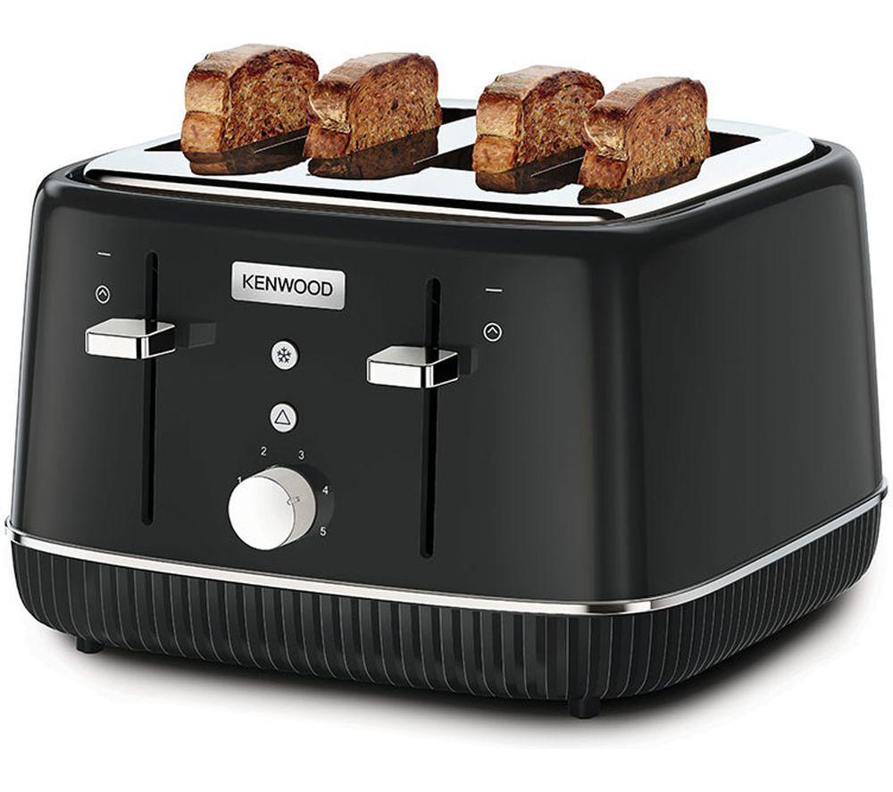 KENWOOD Elegancy TFP10.A0BK 4-Slice Toaster - Black image number 6 of 6