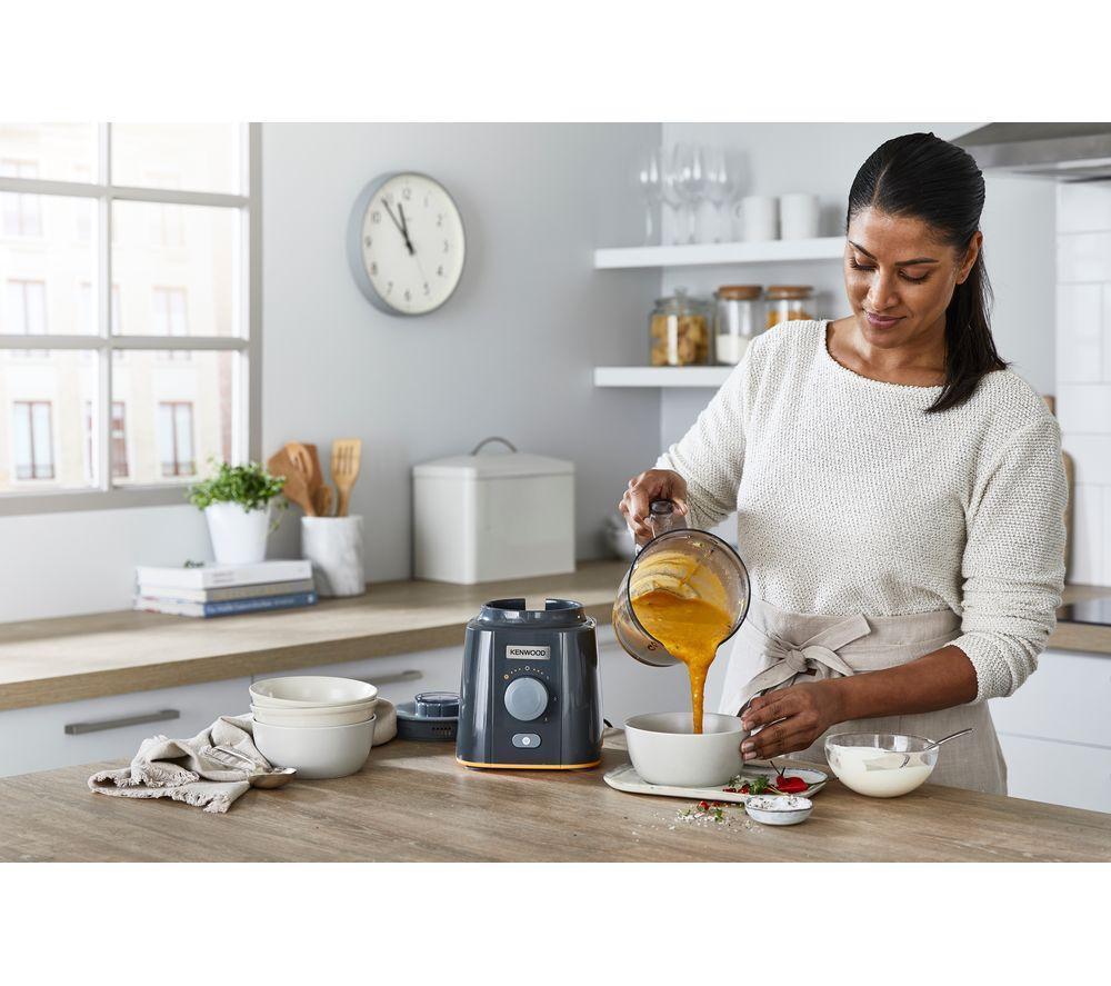 KENWOOD BLP41.A0GO Blend X Compact Blender - Grey & Orange image number 9 of 11