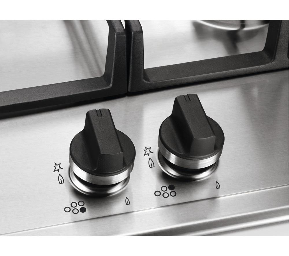 AEG HGB75420YM 75 cm Gas Hob - Stainless Steel image number 5 of 12