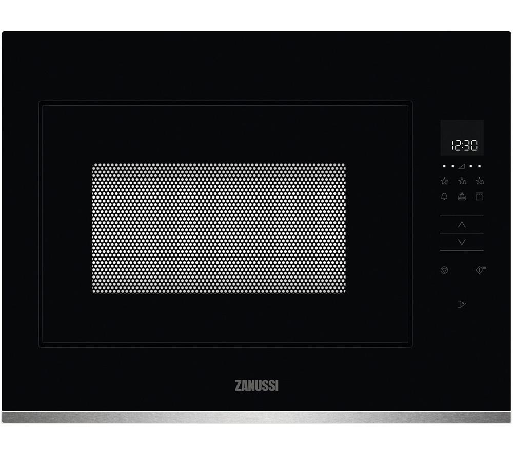 ZANUSSI ZMBN4DX Built-in Microwave with Grill - Black, Black,Silver/Grey