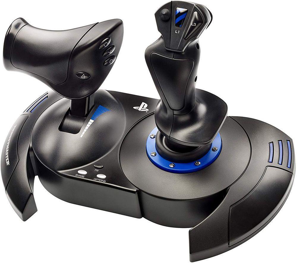 Buy Thrustmaster Tflight Hotas 4 Joystick And Throttle Black Currys 