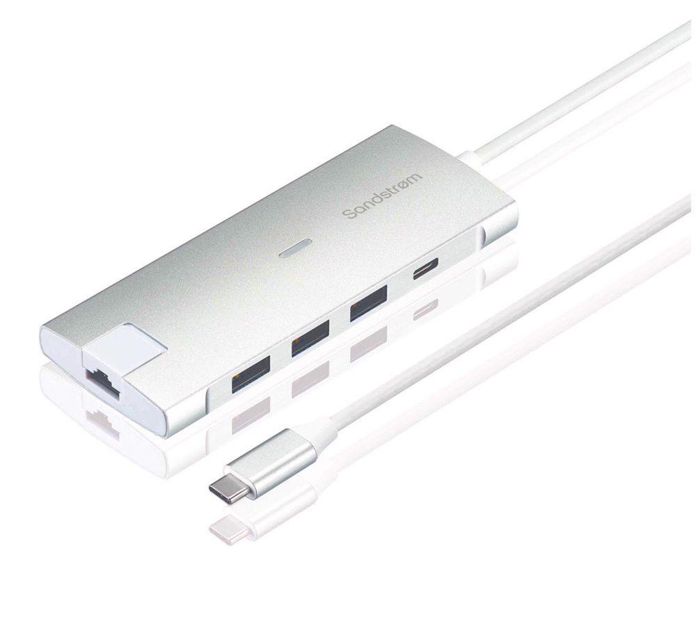 SANDSTROM SMHBCPD21 8-port USB Type-C Connection Hub