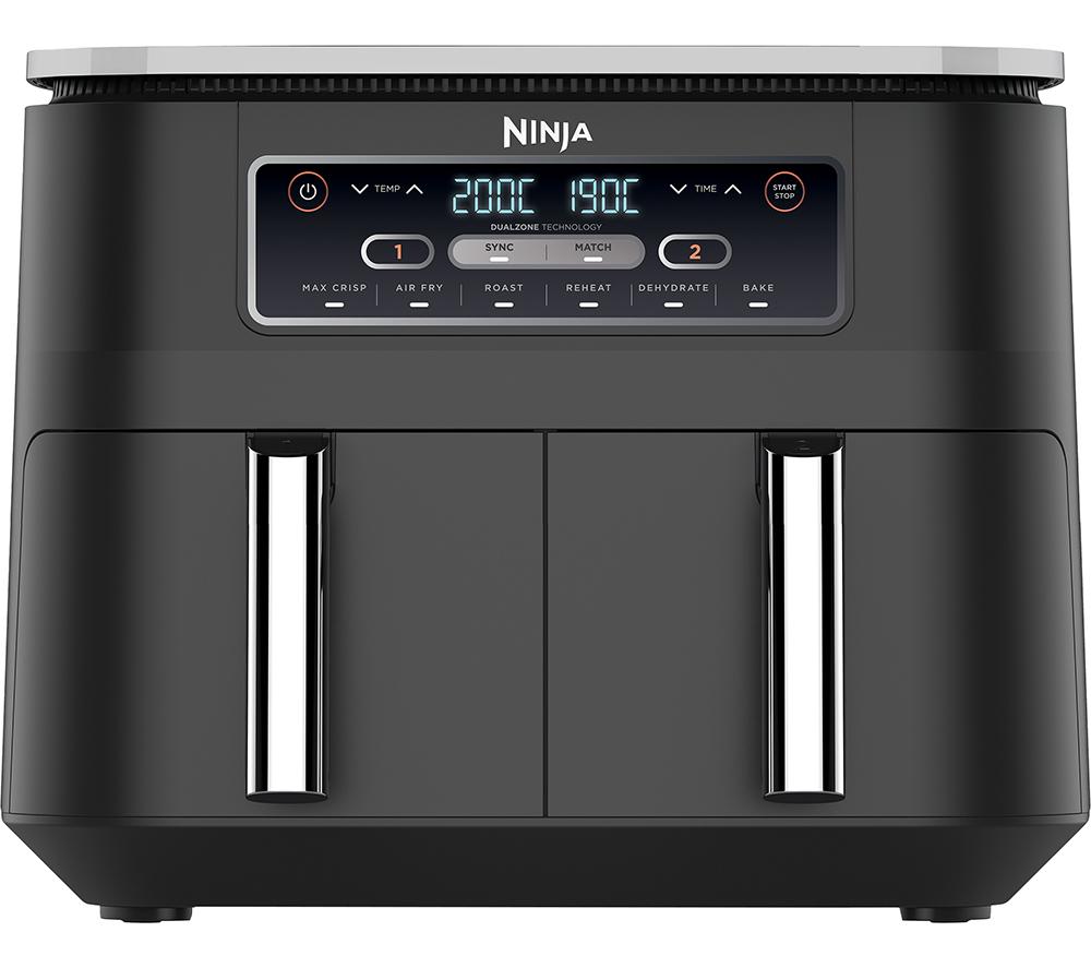 NINJA Foodi Dual Zone AF300UK Air Fryer - Black, Black