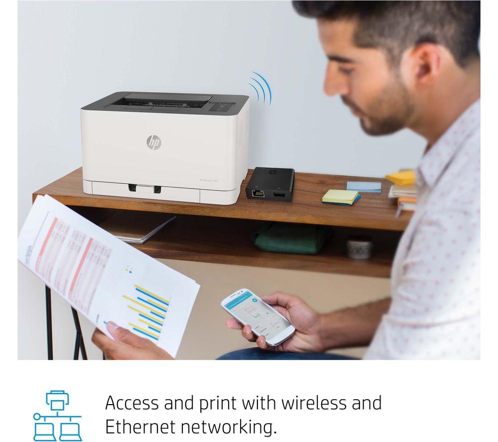 Buy Hp Colour Laser 150nw Wireless Laser Printer Currys