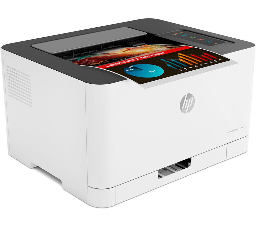 HP Colour Laser 150nw AirPrint Wireless Laser Printer image number 19 of 20