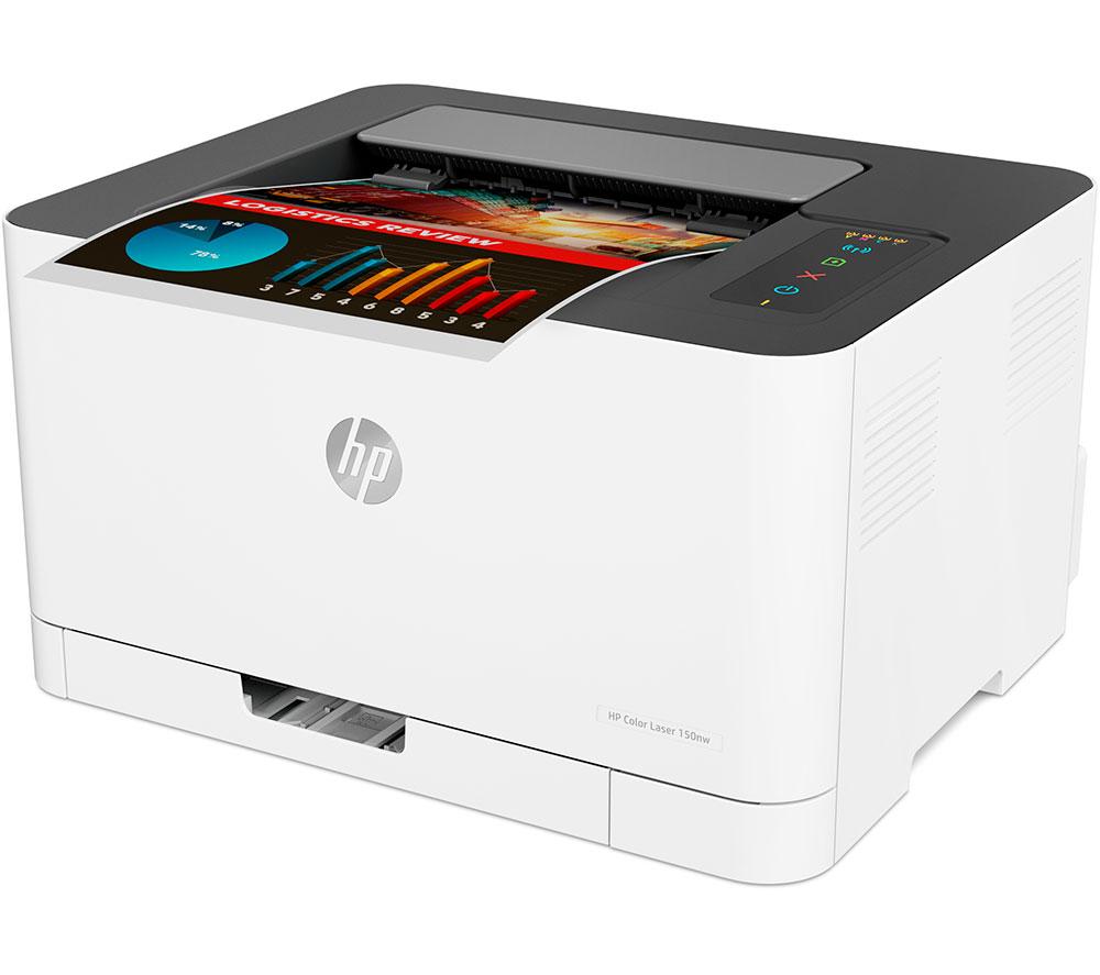 HP Colour Laser 150nw AirPrint Wireless Laser Printer image number 20 of 20