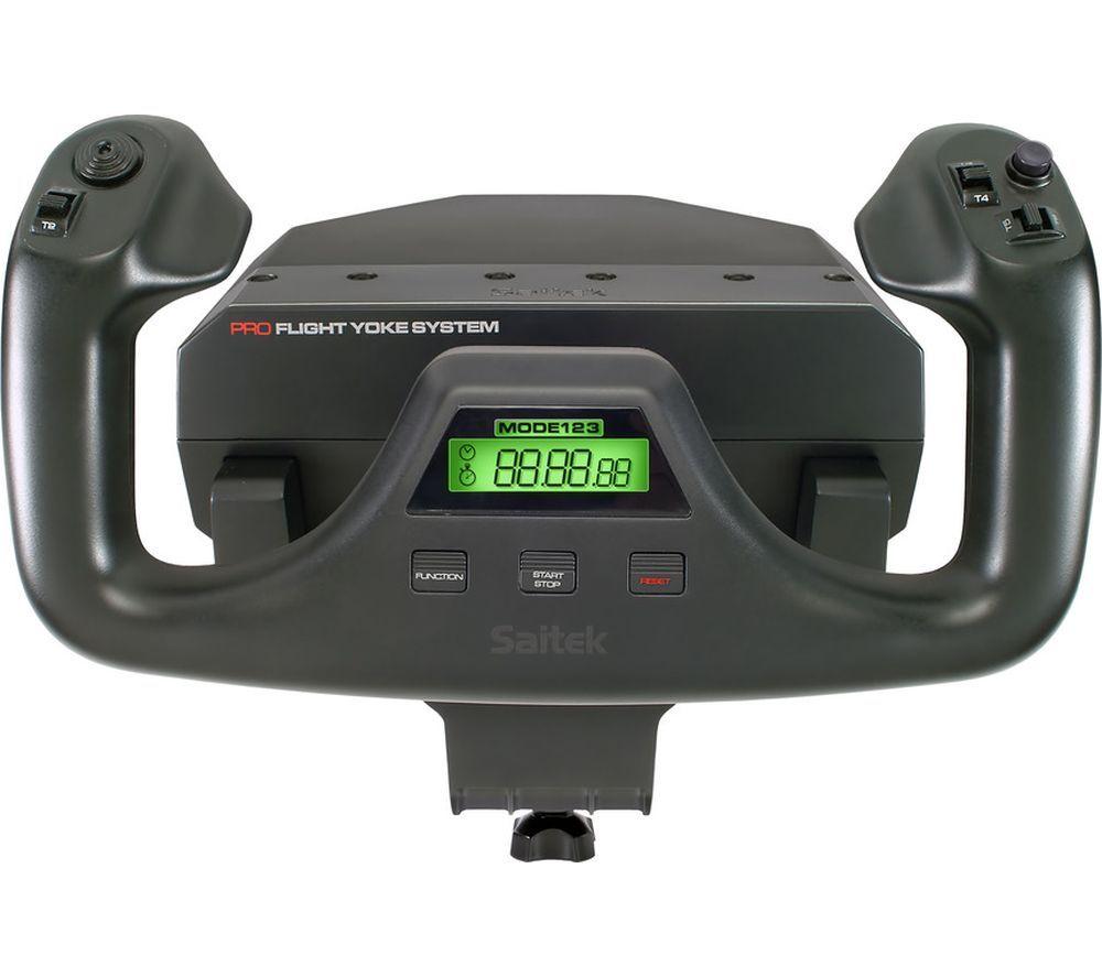 SAITEK by Logitech Pro Flight Bundle - Rudder Pedals, Switch Panel & Yoke System image number 8 of 9
