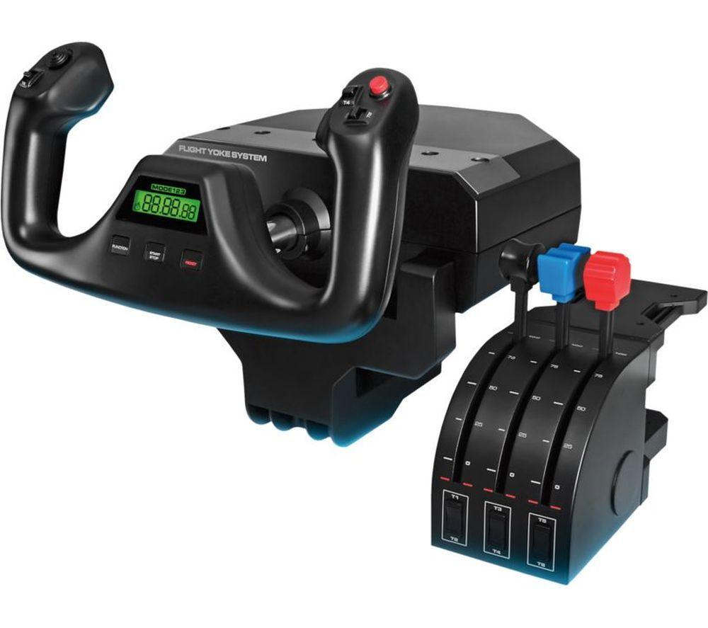 SAITEK by Logitech Pro Flight Bundle - Rudder Pedals, Switch Panel & Yoke System image number 9 of 9