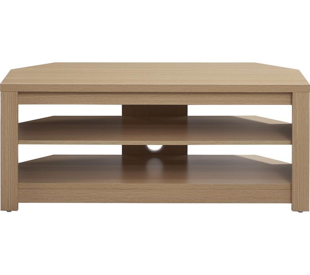 Ttap Memphis 1000 Mem-1000-Oak 1000 Mm Tv Stand For Up To 55" Tvs  Light Oak, Brown