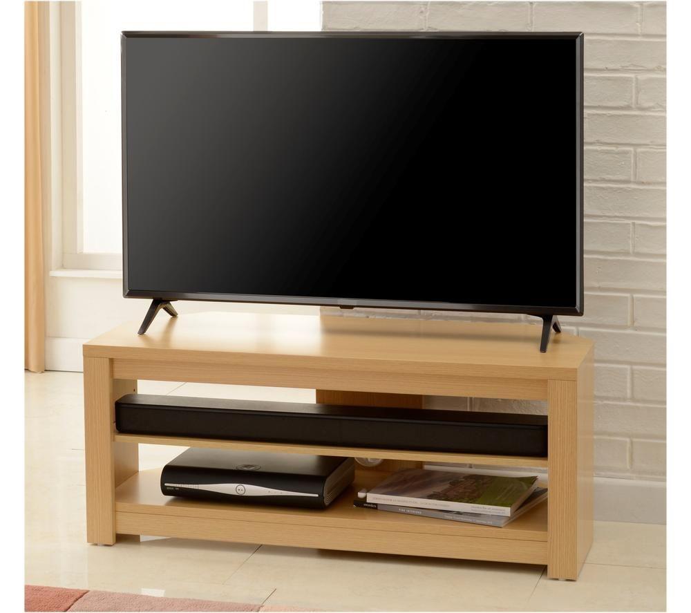 TTAP Memphis 1000 MEM-1000-OAK 1000 mm TV Stand for up to 55" TVs &ndash; Light Oak image number 4 of 4