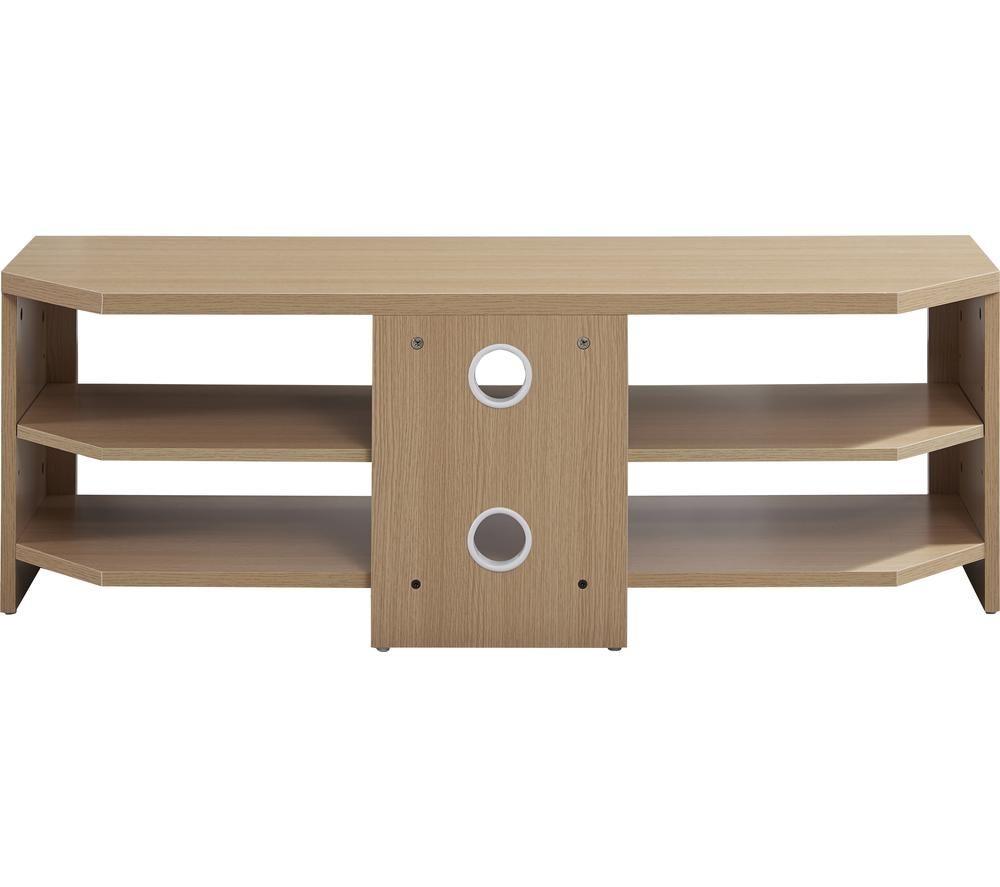 TTAP Memphis 1200 MEM-1200-OAK TV Stand for up to 65" TVs &ndash; Light Oak image number 2 of 5