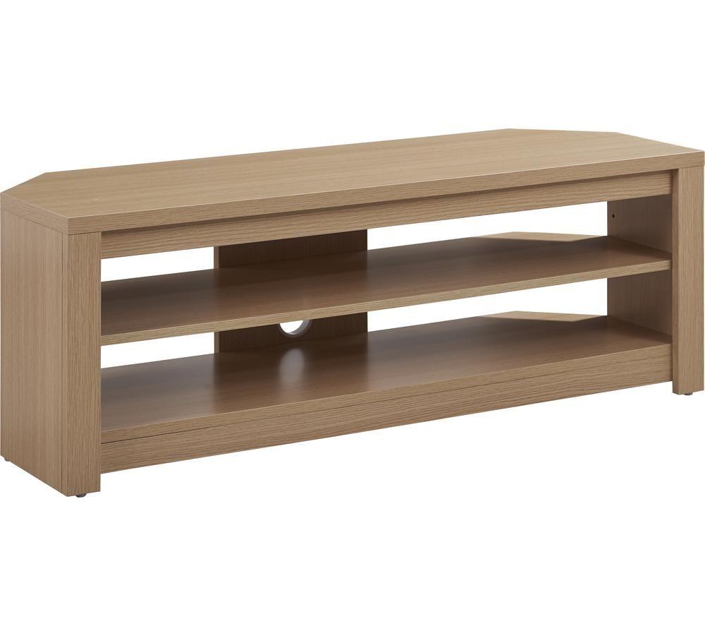 TTAP Memphis 1200 MEM-1200-OAK TV Stand for up to 65" TVs &ndash; Light Oak image number 3 of 5