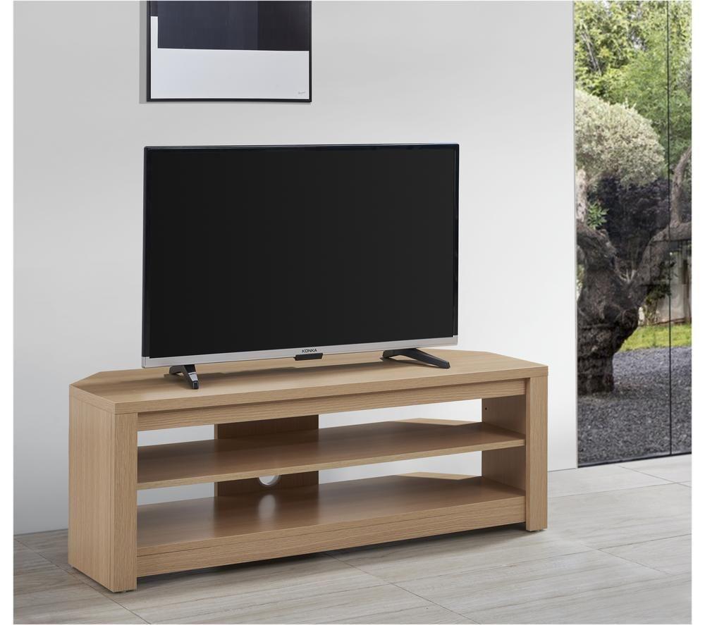 TTAP Memphis 1200 MEM-1200-OAK TV Stand for up to 65" TVs &ndash; Light Oak image number 5 of 5