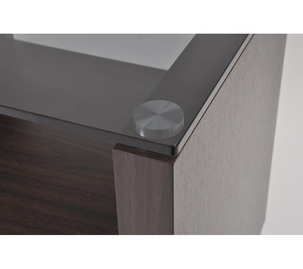 TTAP Elegance 1250 mm TV Stand for up to 65" TVs &ndash; Grey & Walnut image number 4 of 10