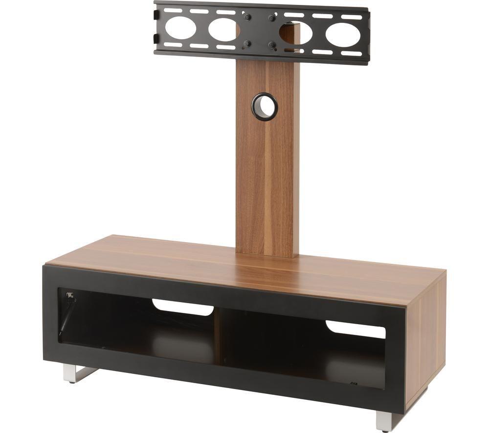 TTAP MUN1050WAL TV Stand with Bracket for up to 55" TVs - Walnut image number 2 of 6