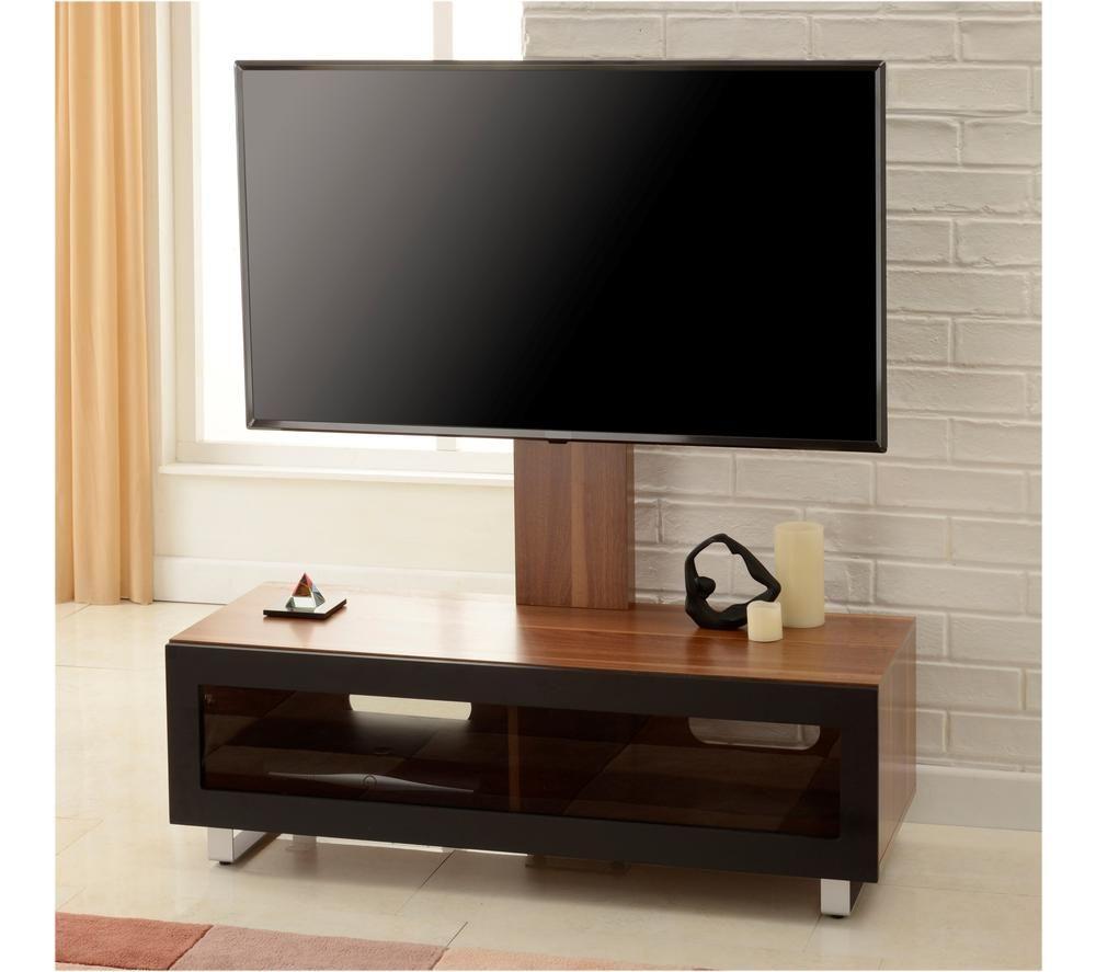 TTAP MUN1050WAL TV Stand with Bracket for up to 55" TVs - Walnut image number 3 of 6