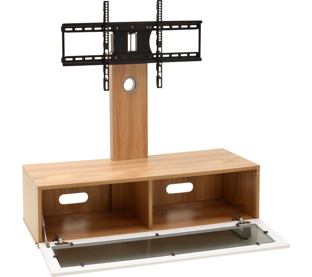 TTAP MUN1250WAL TV Stand with Bracket for up to 55" TVs - Walnut image number 4 of 5