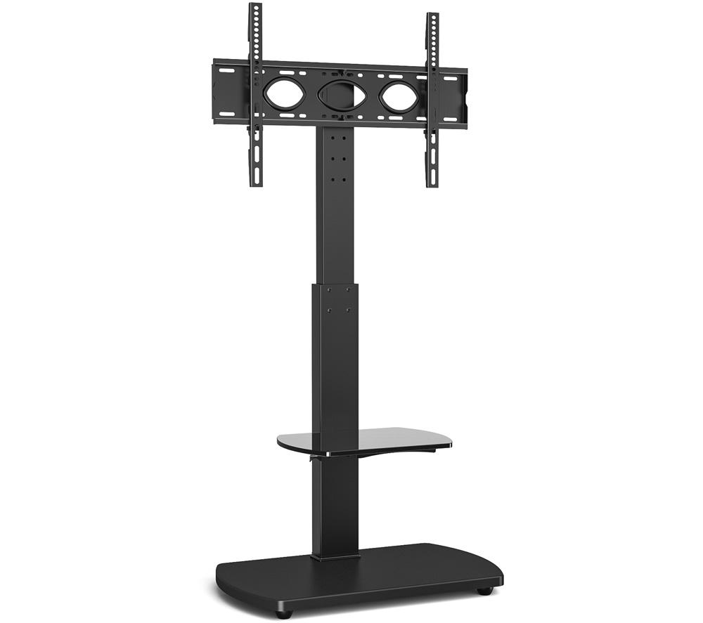 TTAP FS1-BLK Up to 55" TV Stand with Bracket  Black, Black