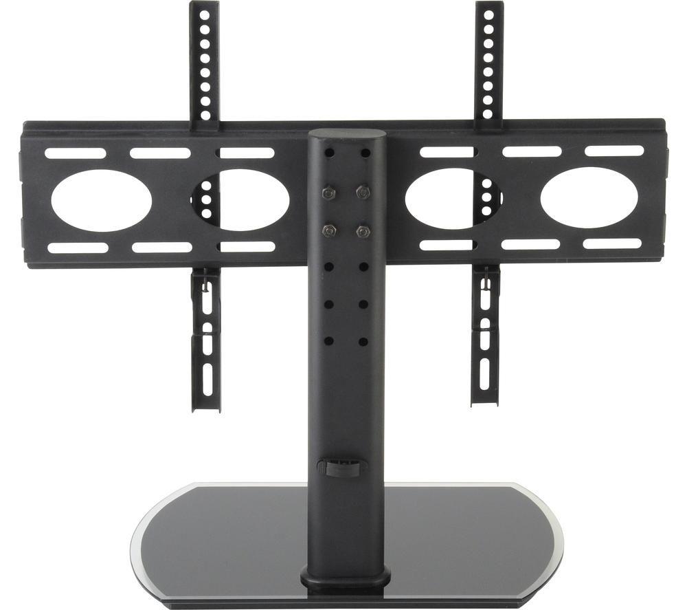 TTAP PED64F 470 mm TV Stand with Bracket for up to 60" TVs - Black Glass image number 5 of 5