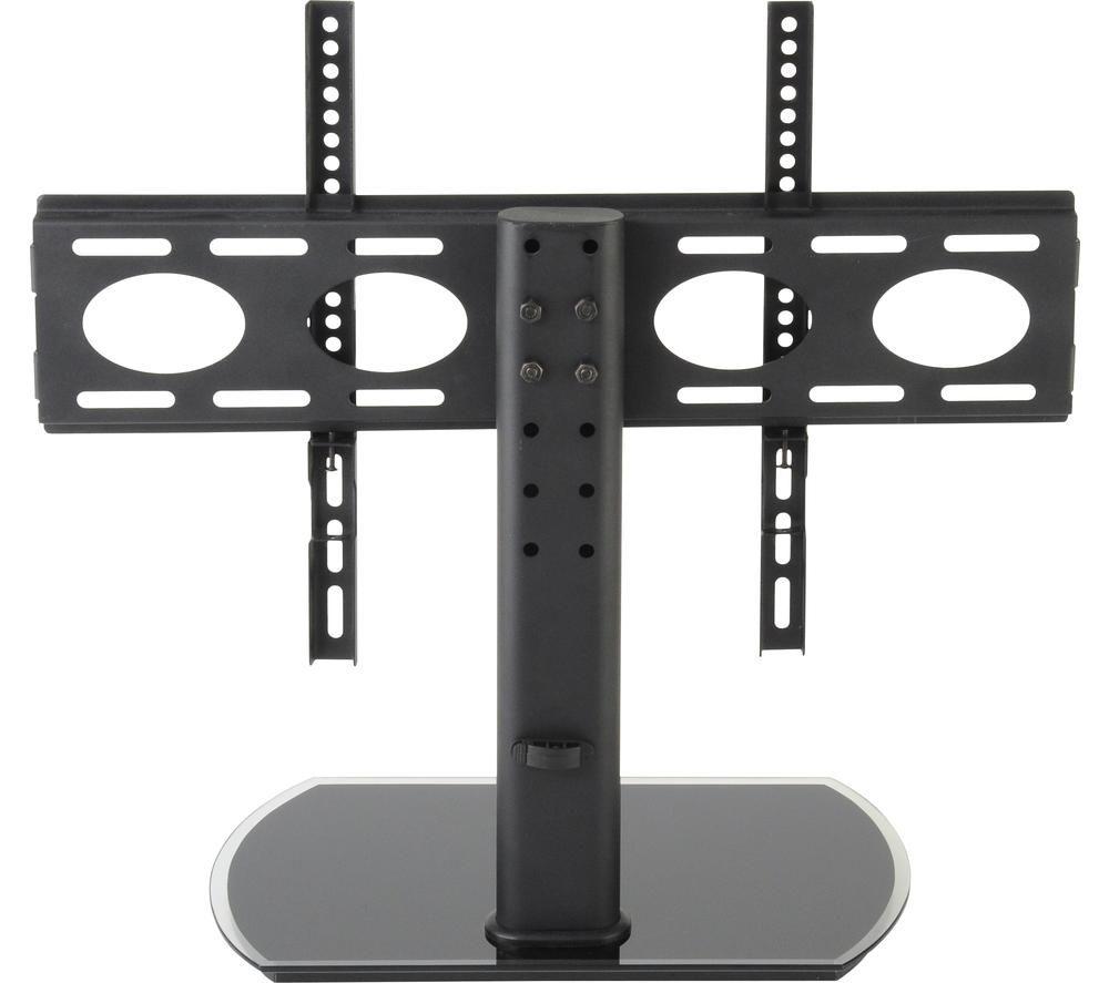 TTAP PED64F 470 mm TV Stand with Bracket - Black Glass