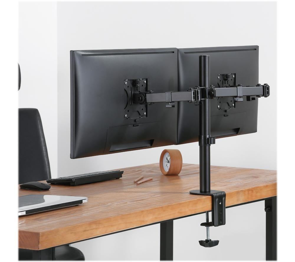 TTAP TTD101-M2 Dual Tilt & Swivel Monitor Mount - Black image number 3 of 5