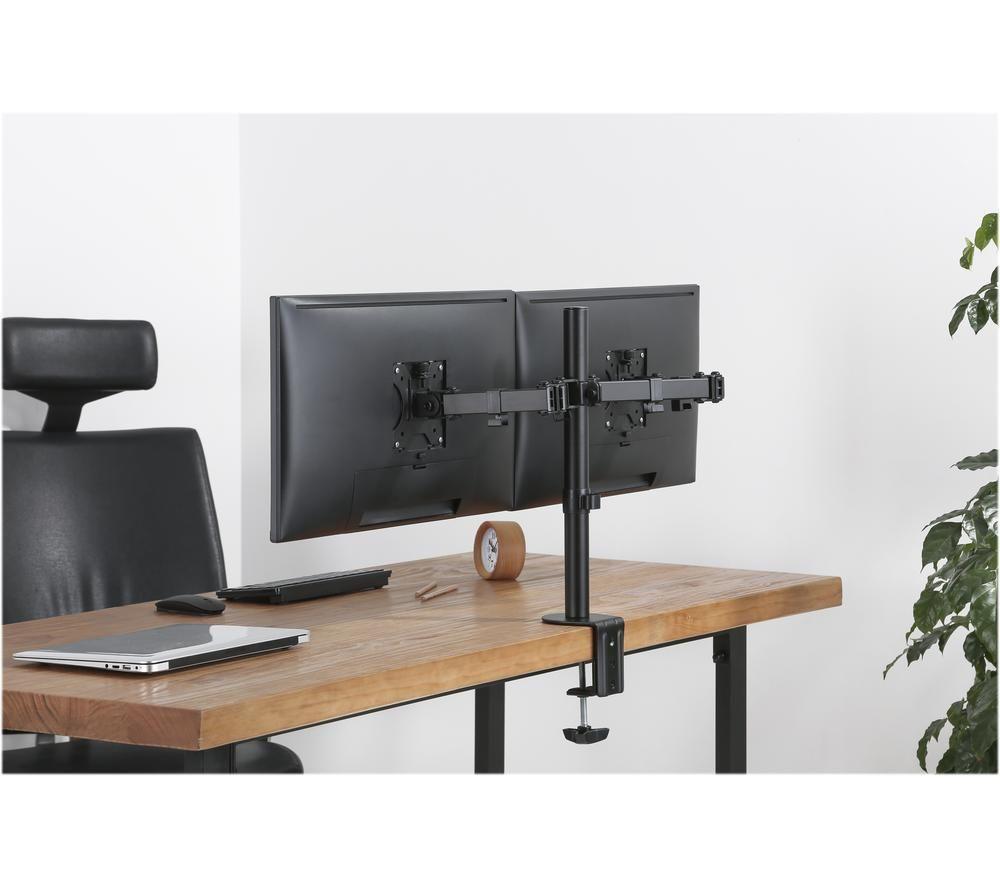 TTAP TTD101-M2 Dual Tilt & Swivel Monitor Mount - Black image number 4 of 5