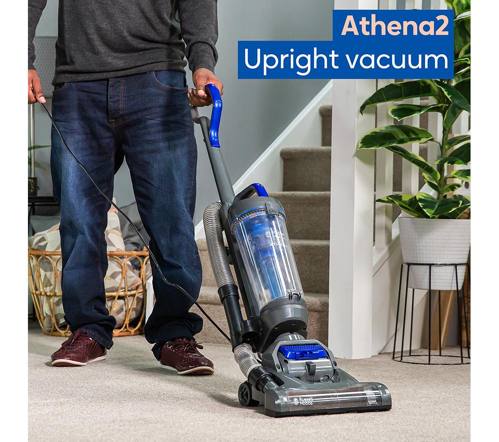 RUSSELL HOBBS Athena RHUV5101 Upright Bagless Vacuum Cleaner - Grey & Blue image number 3 of 12