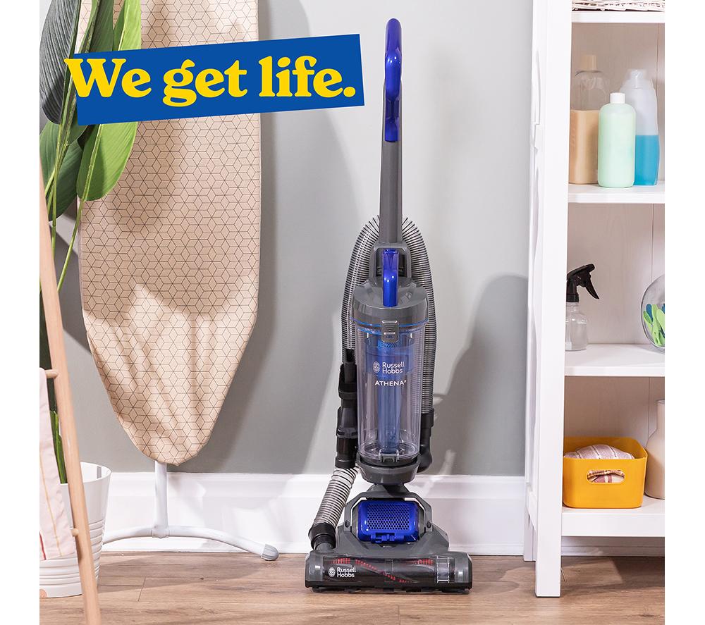 RUSSELL HOBBS Athena RHUV5101 Upright Bagless Vacuum Cleaner - Grey & Blue image number 8 of 12