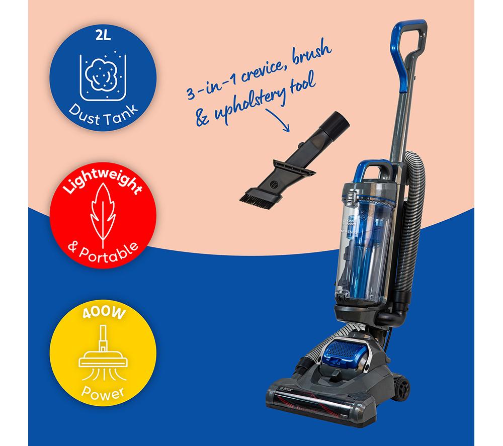 RUSSELL HOBBS Athena RHUV5101 Upright Bagless Vacuum Cleaner - Grey & Blue image number 12 of 12