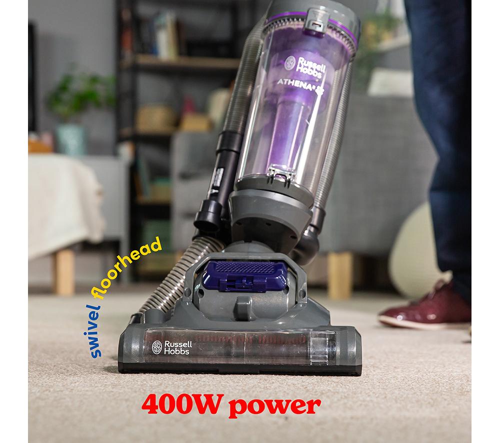 RUSSELL HOBBS Athena RHUV5601 Upright Bagless Vacuum Cleaner - Grey & Purple image number 5 of 14