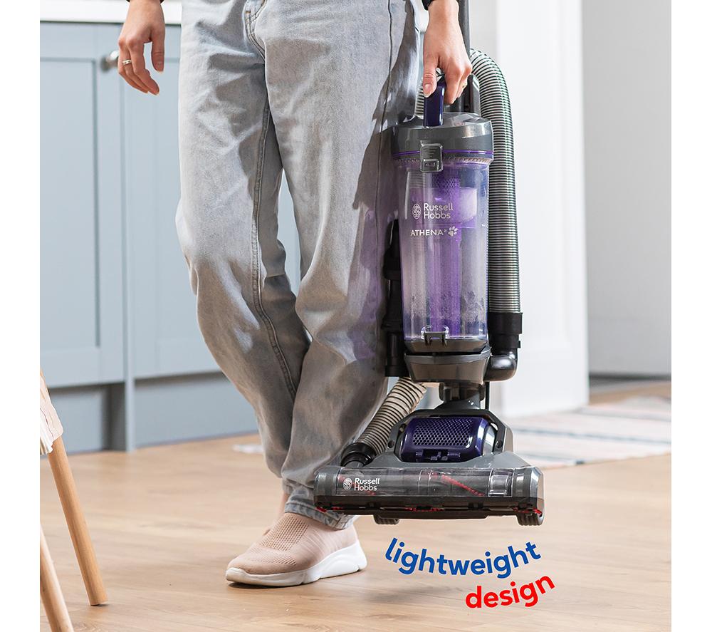 RUSSELL HOBBS Athena RHUV5601 Upright Bagless Vacuum Cleaner - Grey & Purple image number 8 of 14