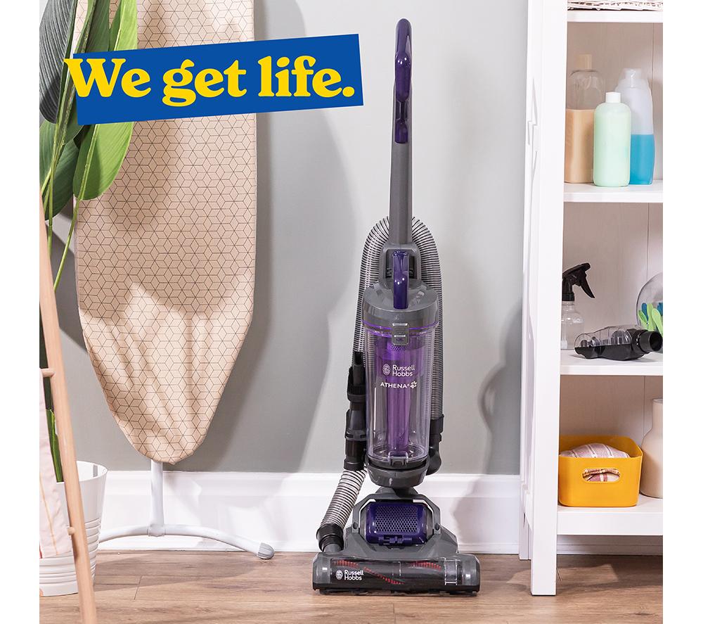 RUSSELL HOBBS Athena RHUV5601 Upright Bagless Vacuum Cleaner - Grey & Purple image number 9 of 14