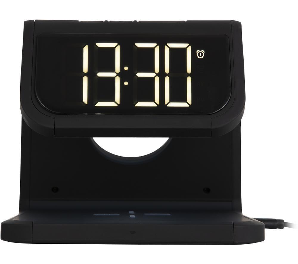 Image of AKAI A58125 Alarm Clock - Black, Black