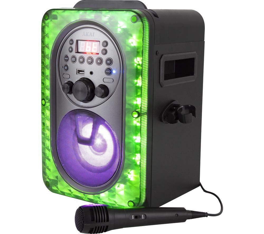 Image of AKAI A58103 Bluetooth Karaoke System - Black