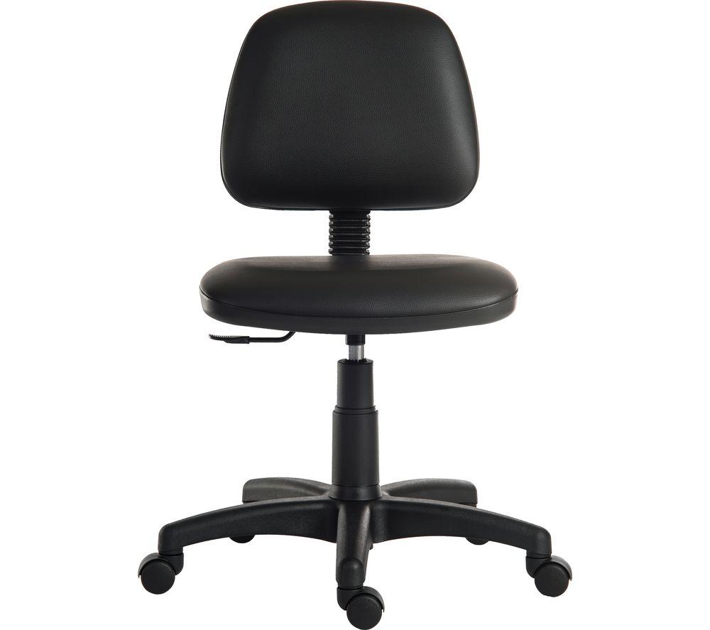 Teknik Ergo Blaster Polyurethane Tilting Operator Chair - Black