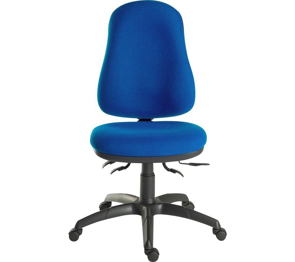 TEKNIK Ergo Comfort 9500BLU Fabric Tilting Operator Chair - Blue