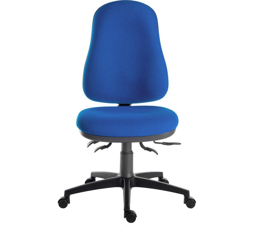 TEKNIK Ergo Comfort 9500BLU Fabric Tilting Operator Chair - Blue