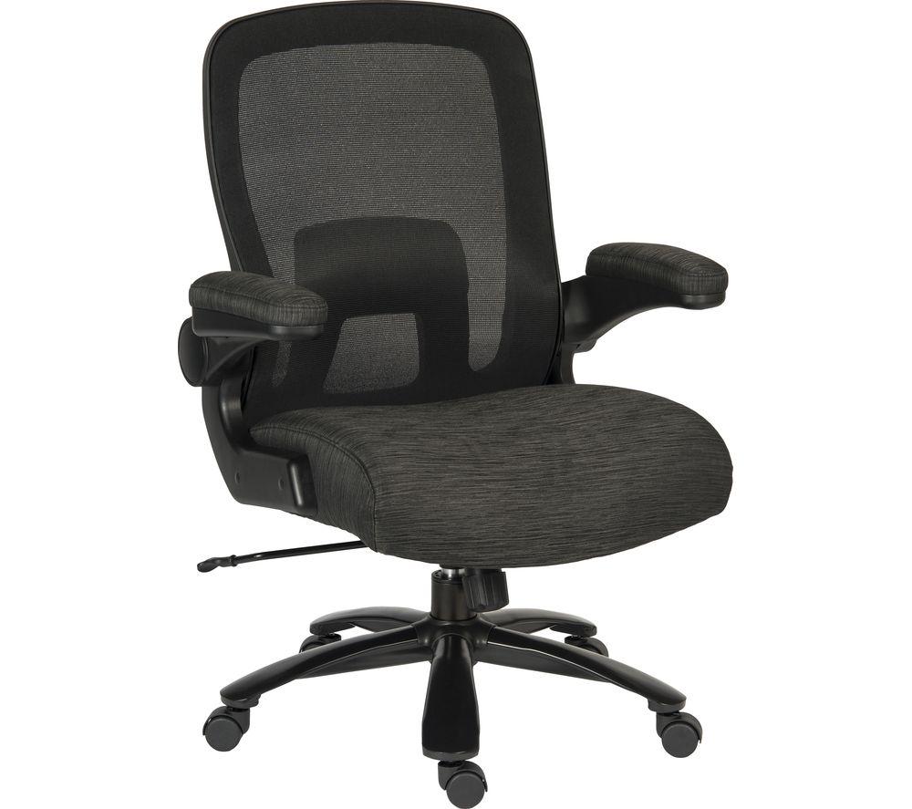 TEKNIK Hercules Extreme Heavy Duty Fabric & Mesh Chair - Black
