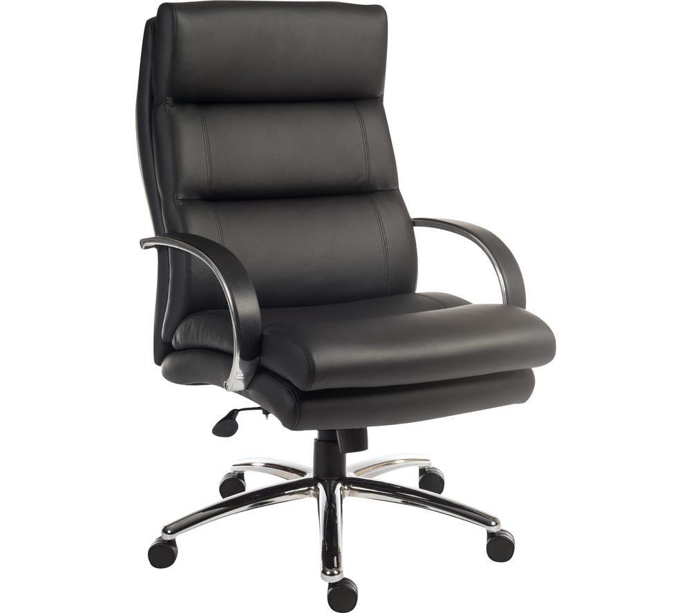 TEKNIK Samson Faux-Leather Tilting Executive Chair - Black