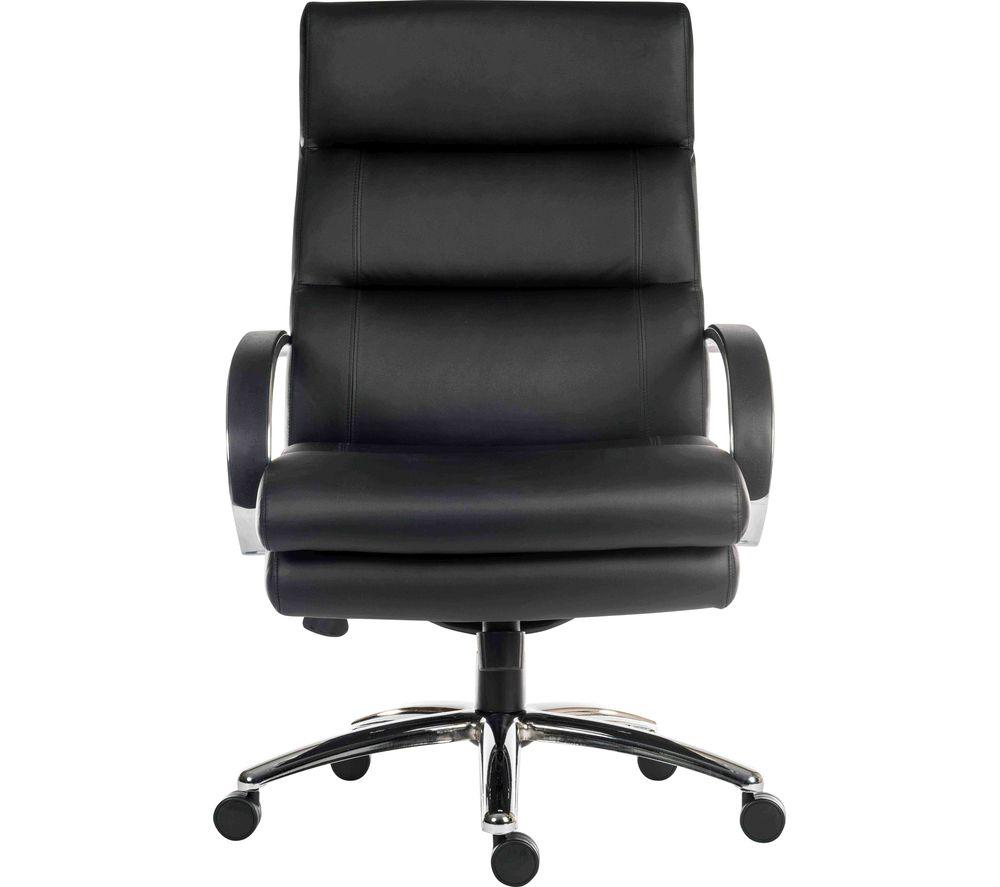 Teknik Samson Faux-Leather Tilting Executive Chair - Black